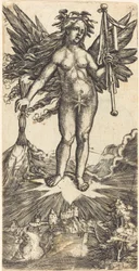 Winged Woman on a Star