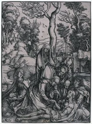 Lamentation of Christ, Plate 9 from the Series 