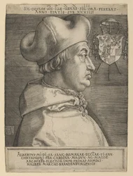 Cardinal Albrecht of Brandenburg (large plate)