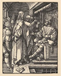 Christ before Herod, from “The Small Passion”