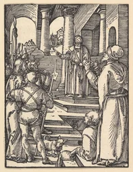 Christ before Pilate, from "The Small Passion"