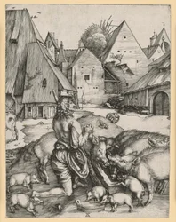 The Prodigal Son Tends the Pigs