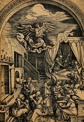 The Birth of Mary, 1503-1504