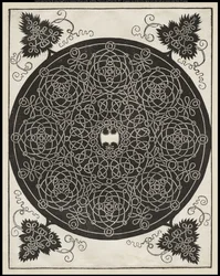 Fifth Knot, with a White Shield with Six Points in the Centre