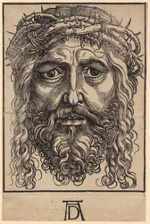 Large Head of Christ with Crown of Thorns