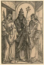 Saints Stephen, Sixtus, and Lawrence