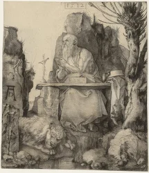 Saint Jerome beside the Willow