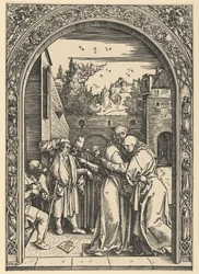 Joachim and Anna at the Golden Gate, from The Life of the Virgin