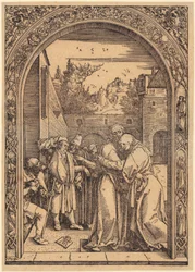 Joachim and Anna under the Golden Gate, Sheet 4 of the Series 