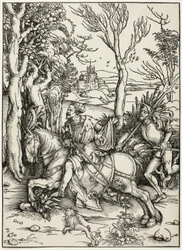 Knight and Landsknecht