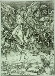 The Apocalypse (Latin Edition): Saint Michael Vanquishing the Dragon (Bartsch 72)