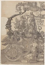 Left Half of the Chariot, Plate 1 of the Series "The Great Triumphal Chariot"