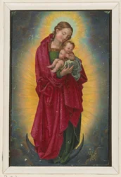 Mary with Diadem and Child on the Crescent Moon