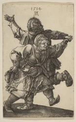 Peasant Couple Dancing, 1514