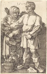Peasant Couple at Market