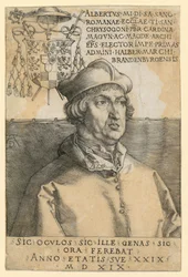 Portrait of Cardinal Albrecht of Brandenburg