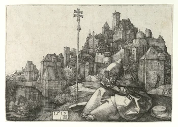 Saint Anthony reading