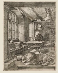 Saint Jerome in His Study
