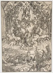 Saint John before God and the Elders, from The Apocalypse