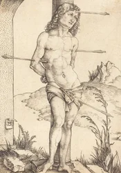 Saint Sebastian Bound to the Column, probably 1498-1499