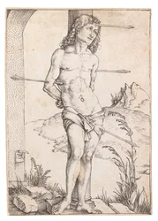 Saint Sebastian at the Column