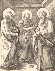 Saint Veronica between Saints Peter and Paul, 1509