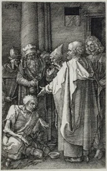 Saints Peter and John Healing a Cripple at the Gate of the Temple