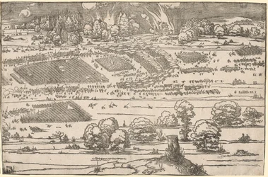 Siege of a Fortress: Left Portion