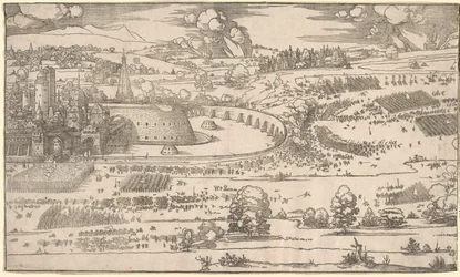 Siege of a Fortress: Right Portion