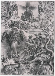 Sun Woman and the Seven-Headed Dragon, IX. Figure, Plate 11 from the series "The Apocalypse"