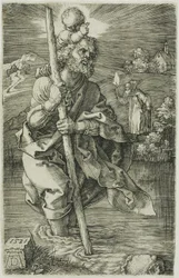 St. Christopher Facing to the Right
