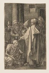 St. Peter and St. John Healing the Cripple at the Temple Gate