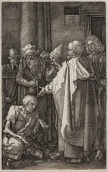St. Peter and St. John Healing the Cripple, from The Engraved Passion