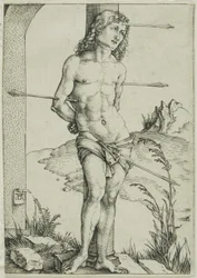 St. Sebastian Bound to the Column
