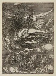 Sudarium Spread out by an Angel
