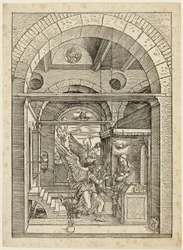 The Annunciation, from The Life of the Virgin