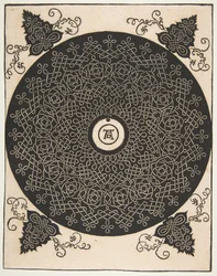 The Fourth Knot. Interlaced Roundel with a Round Medallion in its Center, after 1528