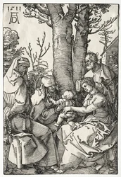 The Holy Family with Joachim and Anna