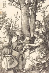 The Holy Family with Joachim and Anne under a Tree, 1511