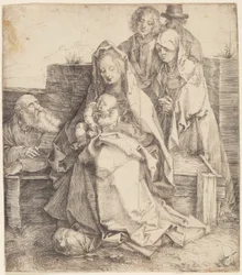 The Holy Family with St. John, the Magdalen and Nicodemus