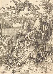 The Holy Family with the Three Hares, c. 1497-1498