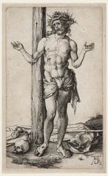The Man of Sorrows (with Hands Raised)