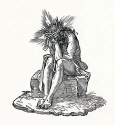 The Man of Sorrows. Title-page to Small Passion, 1511, 1906