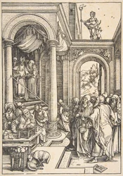 The Presentation of the Virgin in the Temple, from The Life of the Virgin