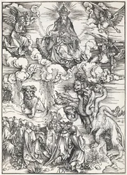 The Seven-Headed Beast and the Beast with Lambs Horns, from The Apocalypse of St. John