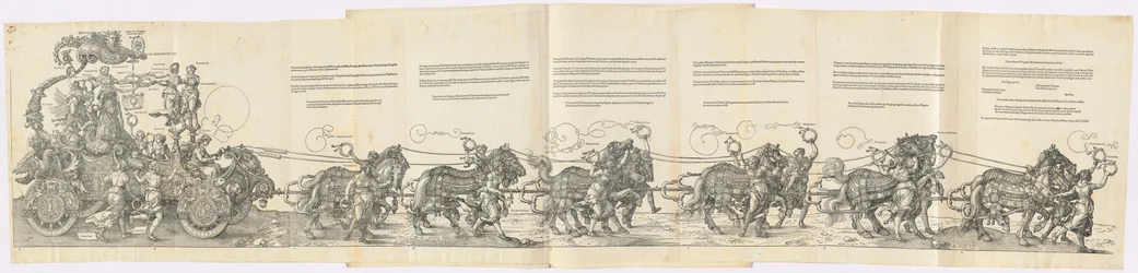 The Triumphal Chariot of Maximilian I, 1523 (Latin ed.)