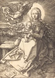 The Virgin and Child Crowned by One Angel