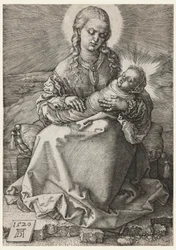 The Virgin and Child in Swaddling Clothes