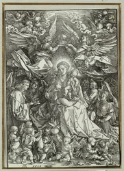 The Virgin and Child Surrounded by Angels