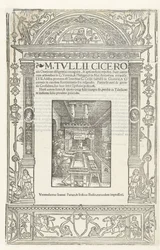 Title page of Cicero